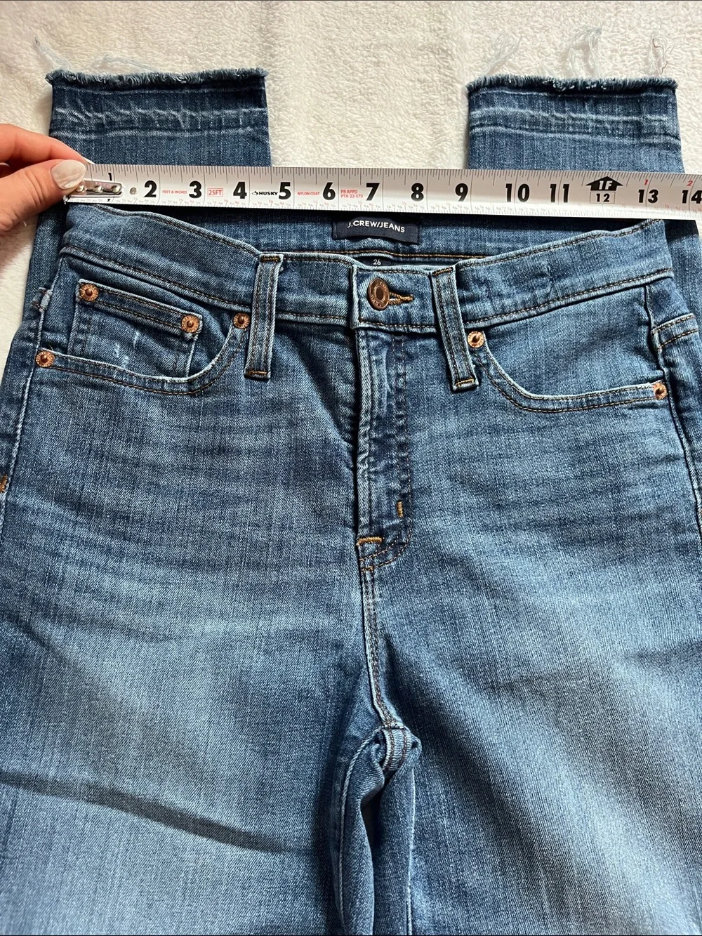 J. Crew Women's Skinny Jeans in Medium Blue Wash
